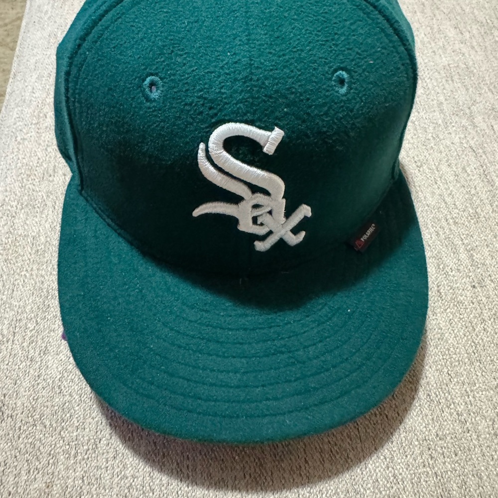 New Era Cap 59 FIFTY 7(55.8cm) Teal Hat with White Logo